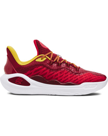 Unisex Curry 11 Bruce Lee 'Fire' Basketball Shoes 