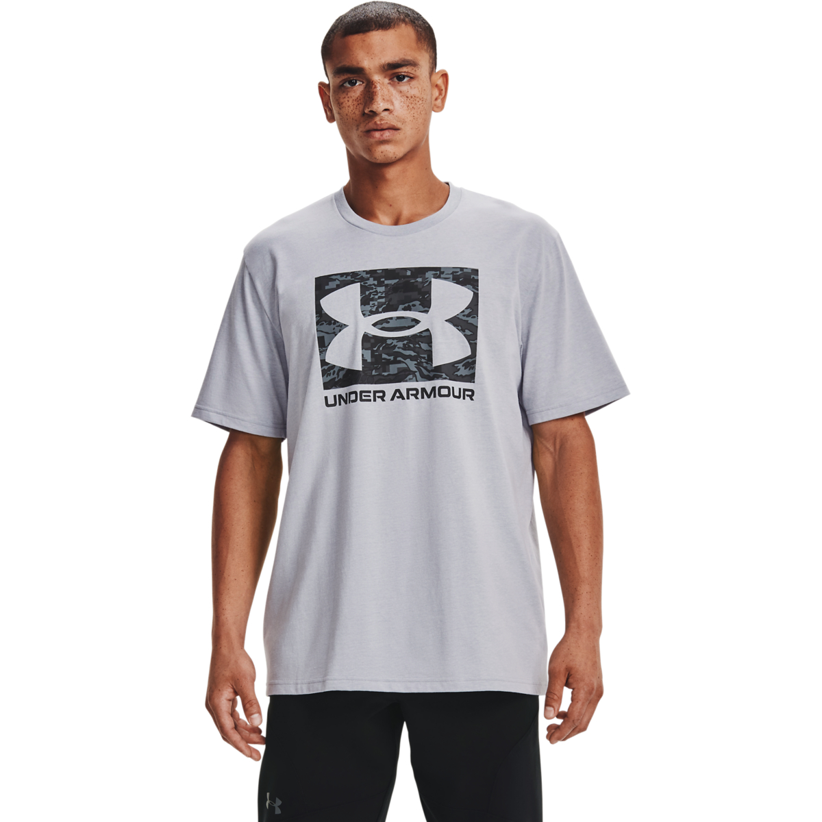 UA ABC Camo Boxed Logo SS