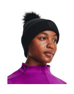 Women's ColdGear® Infrared Halftime Ribbed Pom Beanie 
