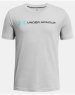 Boys' UA Logo Wordmark Short Sleeve 