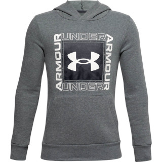 Boys' UA Rival Fleece Box Logo Hoodie 