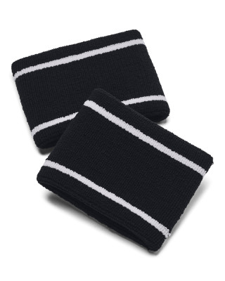 Unisex UA Striped Performance Terry 2-Pack Wristbands 
