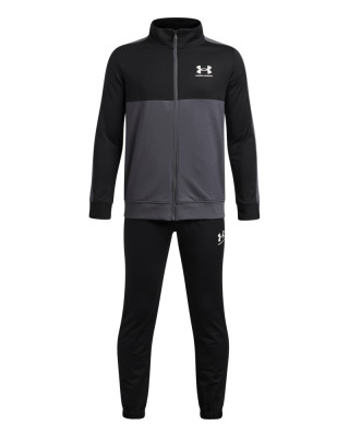 Boys' UA Knit Colorblock Track Suit 
