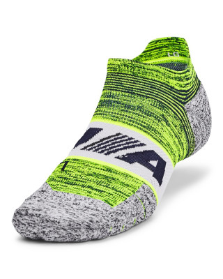 Unisex UA ArmourDry™ Run Cushion No Show Tab Socks 