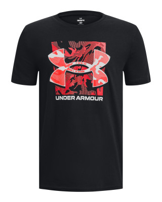 Boys' UA Box Logo Camo Short Sleeve 