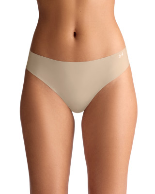 UA Pure Stretch No Show Bikini-Solid 3Pk 