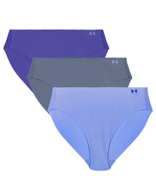 Women's UA Pure Stretch 3-Pack No Show Bikini 