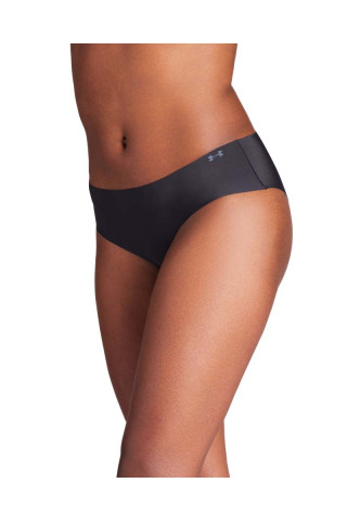 UA Pure Stretch No Show Hipster-Solid3Pk 