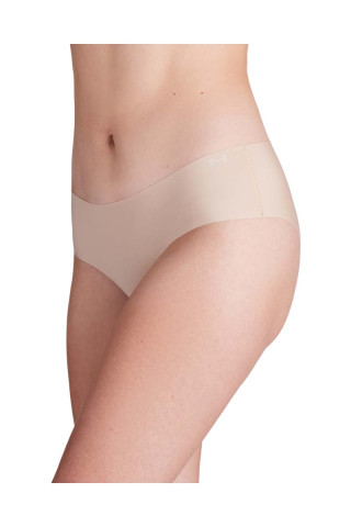 UA Pure Stretch No Show Hipster-Solid3Pk 