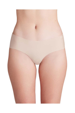 UA Pure Stretch No Show Hipster-Solid3Pk 