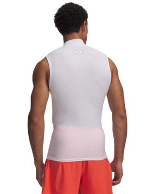 UA HG Elite Sleeveless Mock 