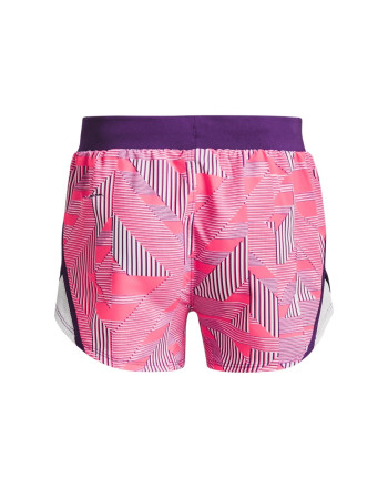 Girls' UA Fly-By Printed Shorts 