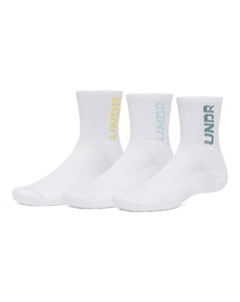 UA 3-Maker Unisex 3-Pack Mid-Crew Socks 