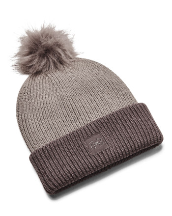 Women's ColdGear® Infrared Halftime Ribbed Pom Beanie 