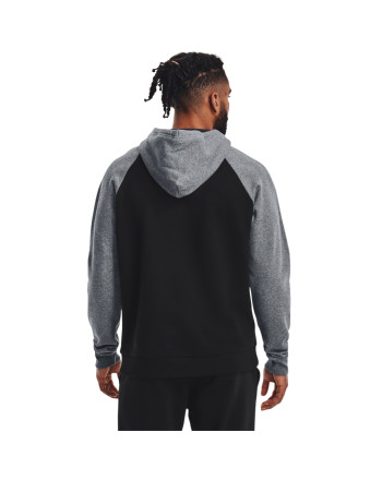 Men's UA Rival Fleece Wordmark Colorblock Hoodie 