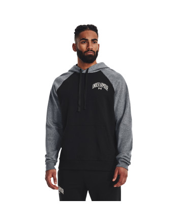 Men's UA Rival Fleece Wordmark Colorblock Hoodie 