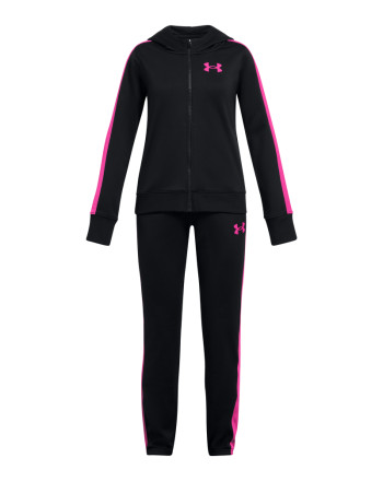 Girls' UA Knit Hooded Track Suit 