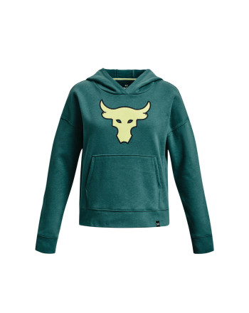 Girls' Project Rock Heavyweight Terry Brahma Bull Hoodie 