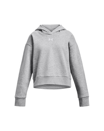 Girls' UA Rival Fleece Crop Hoodie 