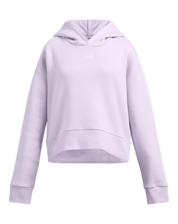 Girls' UA Rival Fleece Crop Hoodie 