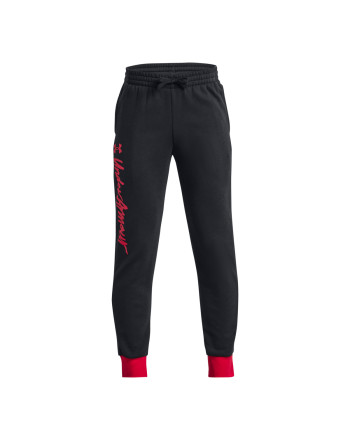 Boys' UA Rival Fleece Script Joggers 