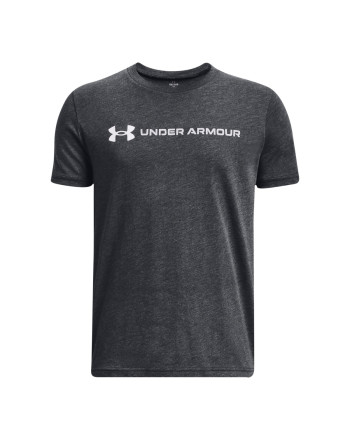 Boys' UA Logo Wordmark Short Sleeve 