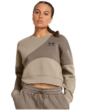 Women's UA Icon Fleece Crop Crew 