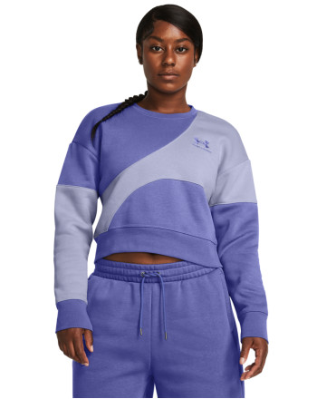 Women's UA Icon Fleece Crop Crew 