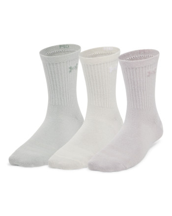 UA Essential Women's 3-Pack Mid Crew Socks 