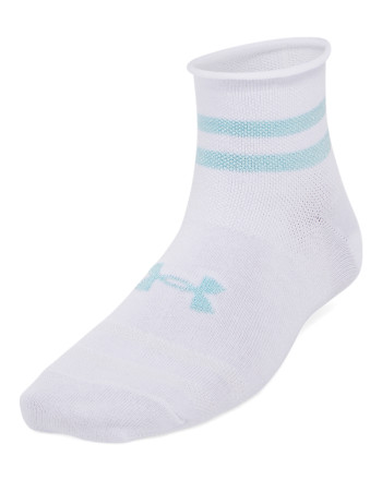 Women's UA Essential 3-Pack Quarter Socks 