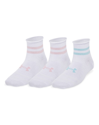 Women's UA Essential 3-Pack Quarter Socks 