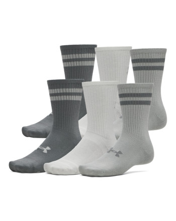 Unisex 6-Pack Crew Socks 