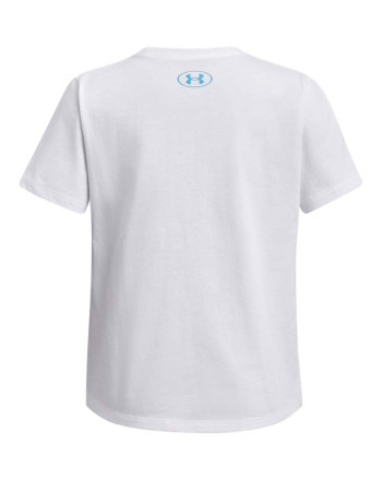 Girls' UA Bubble Wordmark Short Sleeve 