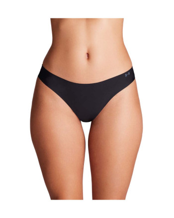 Women's UA Pure Stretch Thong Solid 3-Pack 