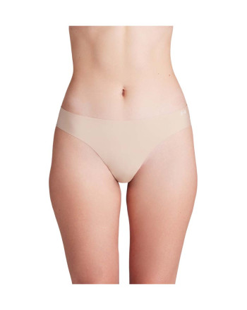 Women's UA Pure Stretch Thong Solid 3-Pack 