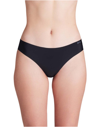 UA Pure Stretch No Show Bikini-Solid 3Pk 