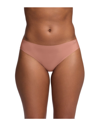 UA Pure Stretch No Show Bikini-Solid 3Pk 