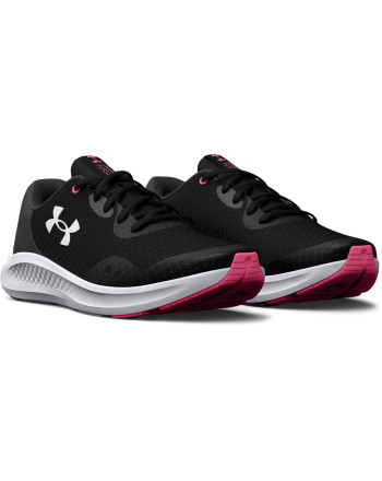 Girls' Grade School UA Charged Pursuit 3 Running Shoes 