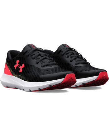 Boys' Grade School UA Surge 3 Printed Running Shoes 