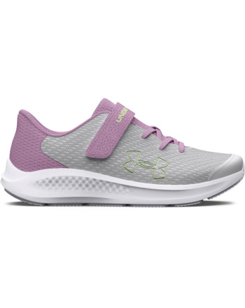 Girls' Pre-School UA Pursuit 3 AC Big Logo Running Shoes 