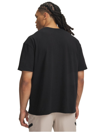 UA M HWT METAL LOGO SS 