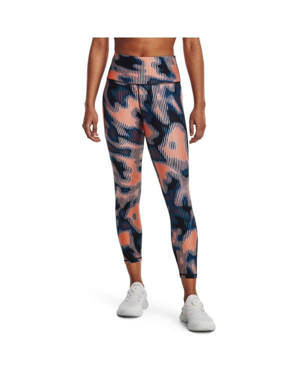 Women's HeatGear® No-Slip Waistband Printed Ankle Leggings