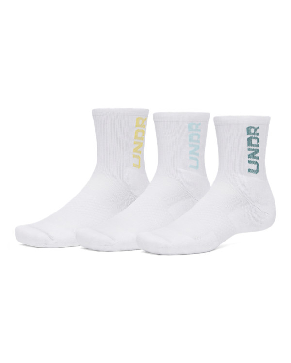 UA 3-Maker Unisex 3-Pack Mid-Crew Socks 