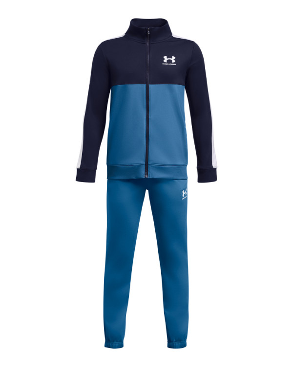 Boys' UA Knit Colorblock Track Suit 