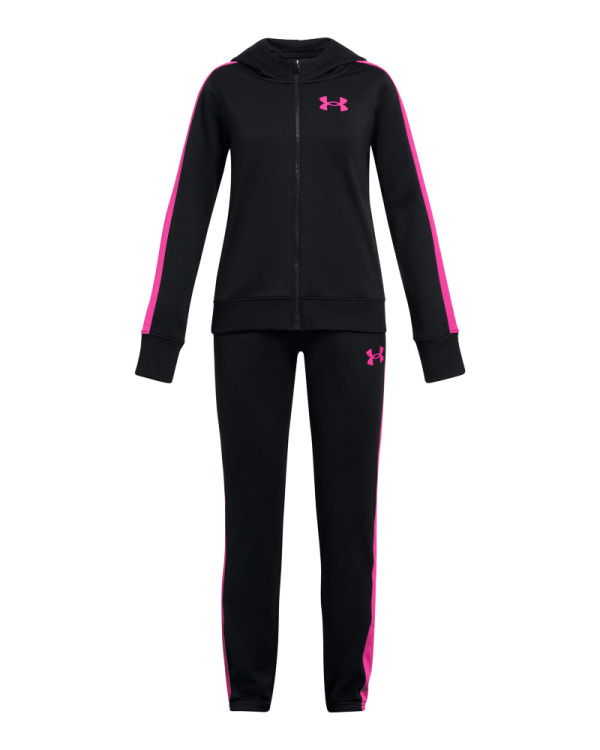 Girls' UA Knit Hooded Track Suit 