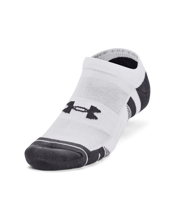 Unisex UA Performance Cotton 3-Pack No Show Socks 