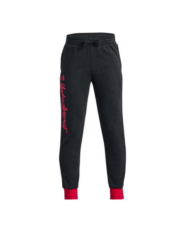 Boys' UA Rival Fleece Script Joggers 