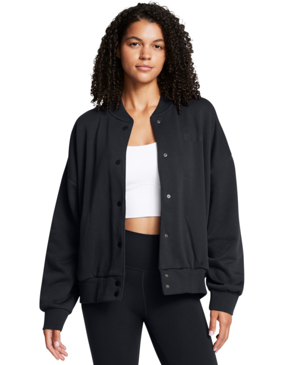 Women’s UA Icon Fleece Varsity Jacket 