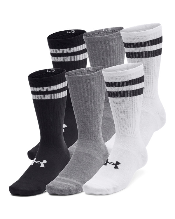 Unisex 6-Pack Crew Socks 