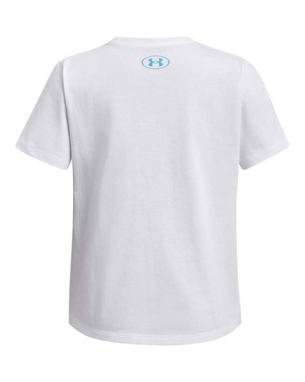 Girls' UA Bubble Wordmark Short Sleeve 